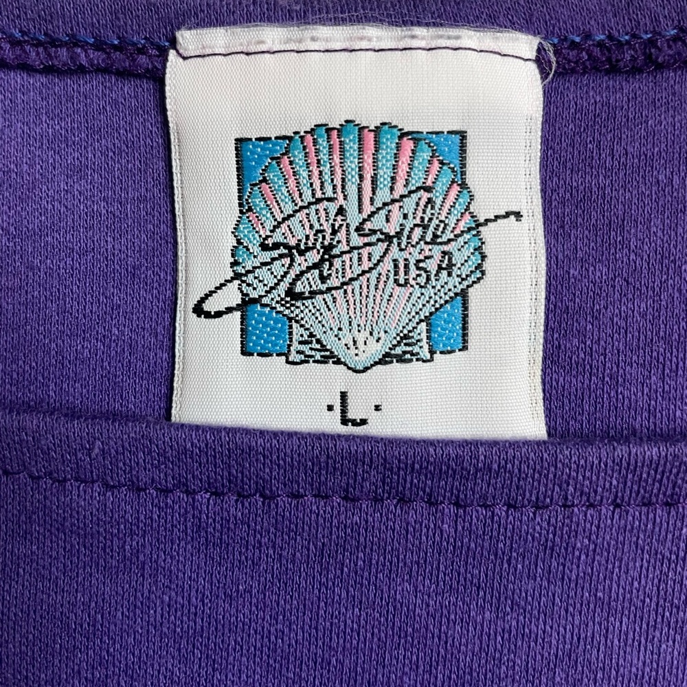 Vintage 80s retro rare Fuzz balls ADORABLE purple graphic tee - Picture 12 of 17